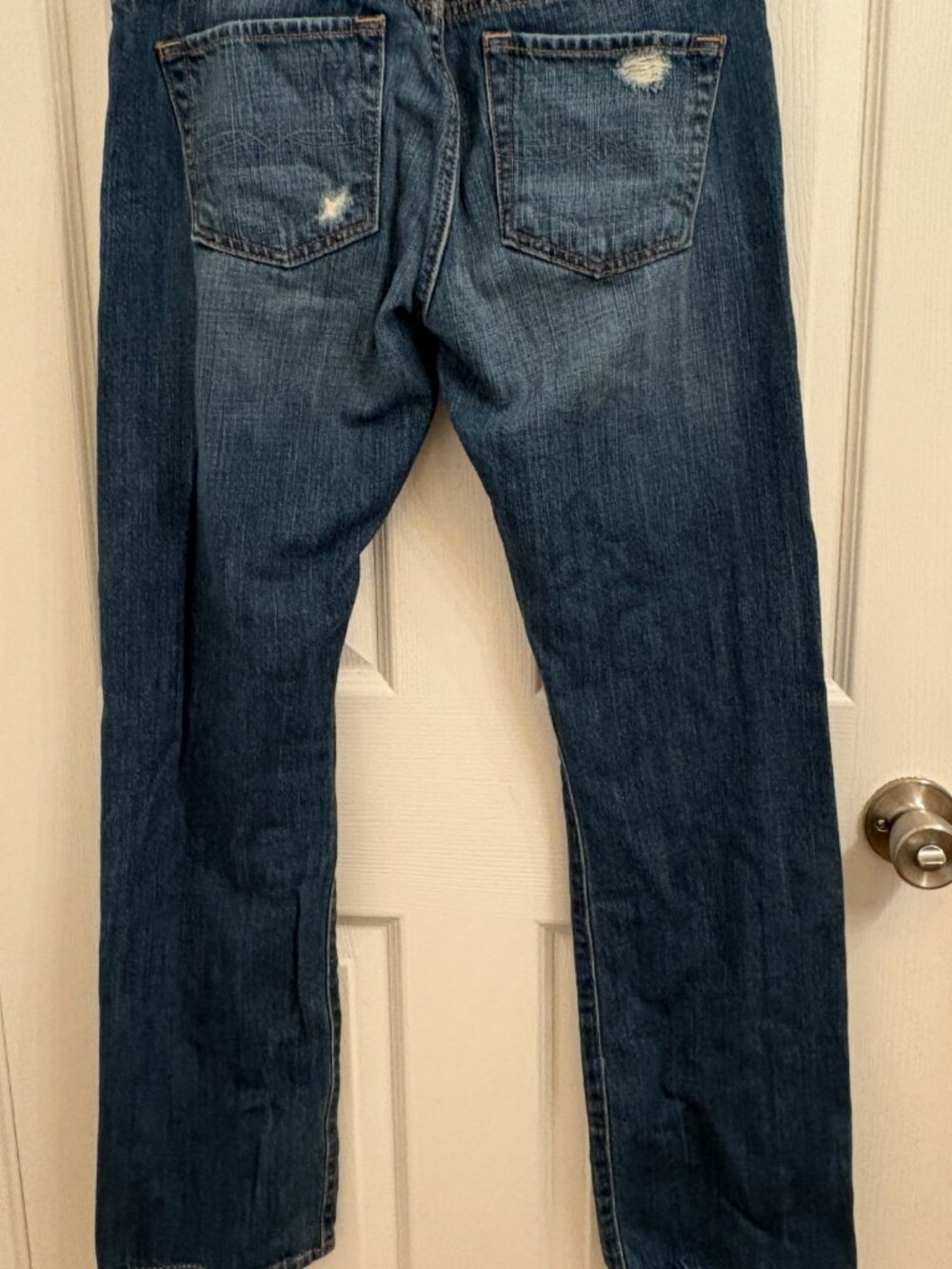 Lucky Brand Sienna Tomboy Straight Distressed Jeans Medium Wash Blue size 4/27 - Picture 8 of 8